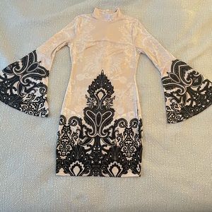 Gorgeous Venus Bell Sleeve Dress